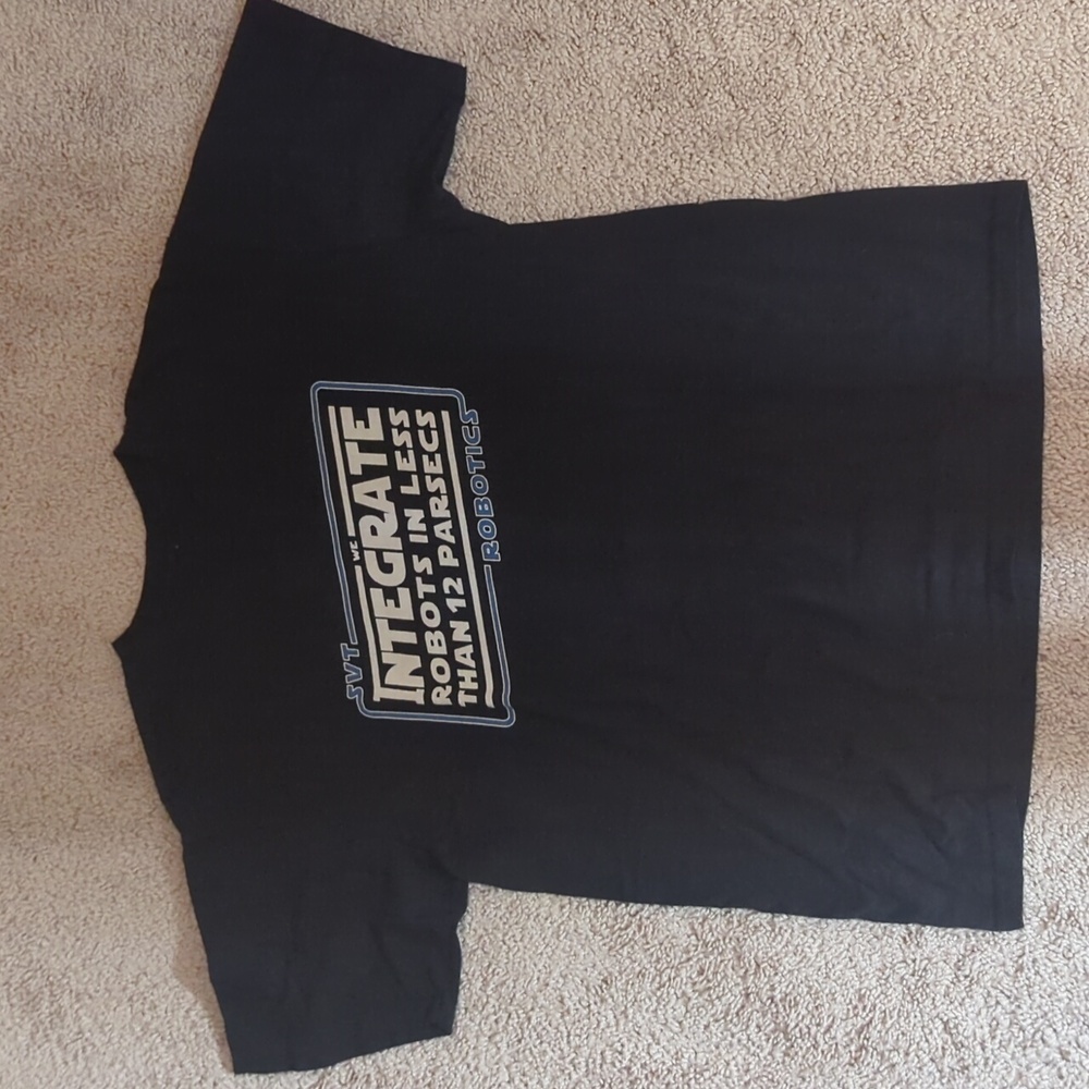 Robotics Star Wars Black T-Shirt